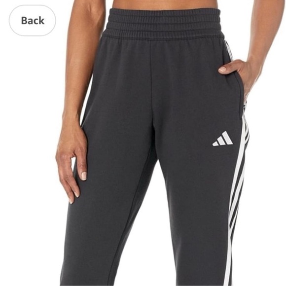Adidas Tiro23 League Mid-Rise Sweatpants Black Active Soccer Outdoor Pant Small - Picture 1 of 12